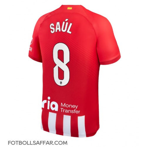 Atletico Madrid Saul Niguez #8 Hemmatröja 2023-24 Kortärmad